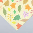 Бумага для скрапбукинга "Осенние листья" плотность 180 гр 15,5х17 см - Фото 3