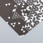 Бумага для скрапбукинга "Треугольники в деталях" плотность 180 гр 15,5х17 см - Фото 3
