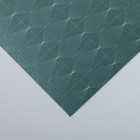 Бумага для скрапбукинга "Кристаллы на зелёном" плотность 180 гр 15,5х17 см - Фото 3