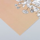 Бумага для скрапбукинга "Полевые цветы" плотность 180 гр 30,5х32 см - Фото 3