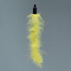 Игрушка-дразнилка для кошек «Хвост», с бубенчиком, 23 см, жёлтая - Фото 6