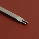 Набор строчных ромбовидных пробойников для кожи, шаг = 4 мм, 4 шт., цвет никель - Фото 4