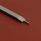 Набор строчных ромбовидных пробойников для кожи, шаг = 4 мм, 4 шт., цвет никель - Фото 5