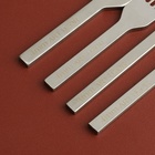 Набор строчных ромбовидных пробойников для кожи, шаг = 4 мм, 4 шт., цвет никель - Фото 6