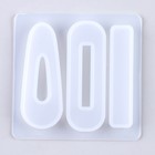 Молд силиконовый «Заколка», 3 вида заколки - Фото 4