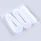 Молд силиконовый «Заколка», 3 вида заколки - Фото 5