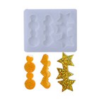 Молд силиконовый «Заколка», 3 вида заколки - Фото 2