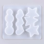 Молд силиконовый «Заколка», 3 вида заколки - Фото 3