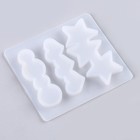 Молд силиконовый «Заколка», 3 вида заколки - Фото 4