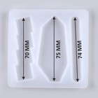 Молд силиконовый «Заколка», 3 вида заколки - Фото 6