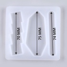 Молд силиконовый «Заколка», 3 вида заколки - Фото 2