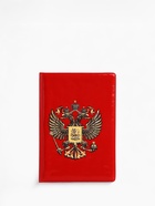 Обложка для паспорта, цвет красный - Фото 3