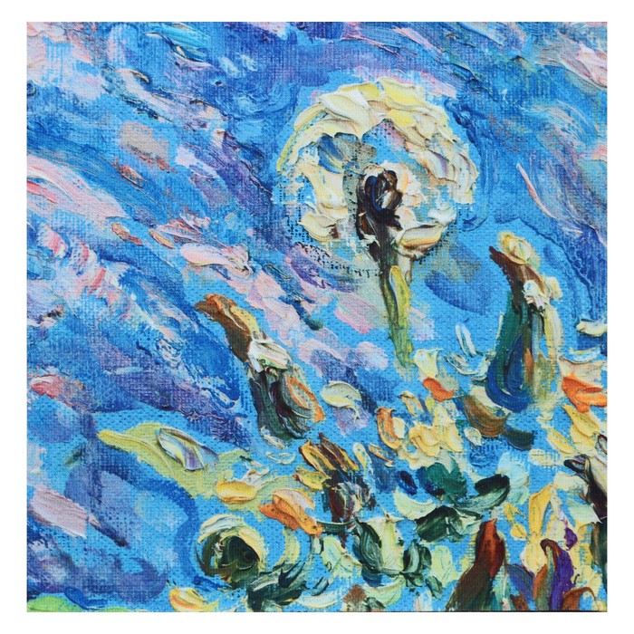 Картина - холст «Одуванчик», на подрамнике, 30×30 см - Фото 1