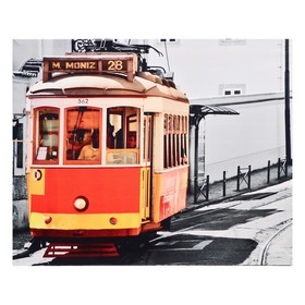 Картина на холсте "Трамвай" 40*50 см