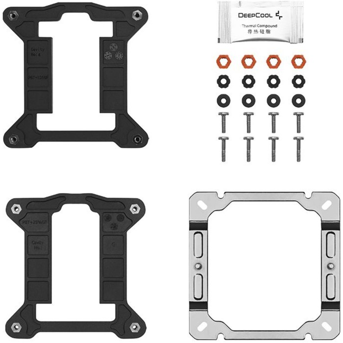 Кулер Deepcool AG400 LED Soc-AM5/AM4/1151/1200/1700 4-pin 18-32dB, Al+Cu, 130W, 614 гр, LED   949317 - фото 51309634