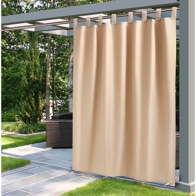 Портьера для террасы Этель 145×200 см на липучках, цвет бежевый, оксфорд с ВМГО, 100 %п/э