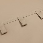 Портьера для террасы Этель 145х200см на липучках, цвет бежевый, оксфорд с ВМГО, 100 %п/э - фото 9807003