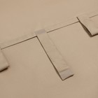 Портьера для террасы Этель 145×200 см на липучках, цвет бежевый, оксфорд с ВМГО, 100 %п/э - Фото 5