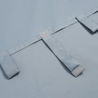 Портьера для террасы Этель 145×200 см на липучках, цвет серо-голубой, оксфорд с ВМГО, 100% п/э - Фото 5