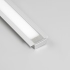 Врезной профиль Uniel для светодиодной ленты, 2 м, 22 × 7 мм, матовый рассеиватель - фото 9359131