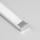 Накладной профиль Uniel для светодиодной ленты, 2 м, 15.2 × 6 мм, матовый рассеиватель, аксессуары - фото 319372968