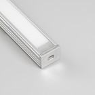 Накладной профиль Uniel для светодиодной ленты, 2 м, 15.5 × 12 мм, матовый рассеиватель, аксессуары - фото 10384124