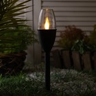 Садовый светильник Uniel Candle на солнечной батарее, 6.5 ? 43 ? 6.5 см, эффект пламени - фото 4194430