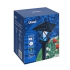 Садовый светильник Uniel Retro на солнечной батарее, 17 × 100 × 17 см, свечение белое 9544323 - фото 16283539