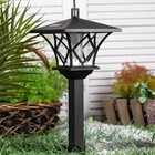 Садовый светильник Uniel Retro на солнечной батарее, 17 × 155 × 17 см, свечение белое - фото 24740747