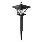 Садовый светильник Uniel Retro на солнечной батарее, 17 × 155 × 17 см, свечение белое - фото 24740748