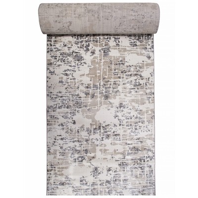 Ковровая дорожка Merinos Tornado, размер 100x2500 см, цвет beige