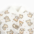 Кофточка детская, цвет бежевый/медвежата, рост 74 см - фото 51530893