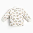 Кофточка детская, цвет бежевый/медвежата, рост 74 см - фото 51530895