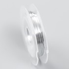 Проволока для бисера 0,3 мм, 10 м, серебро - фото 6867133