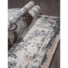 

Ковёр прямоугольный Panama PN005C, размер 156x230 см, цвет grey / brown