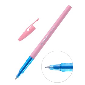 

Ручка шариковая STABILO Liner 808, узел 0,7 мм, пастельные цвета корпуса, чернила синие, дисплей в ПОДАРОК