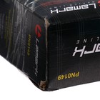 Дырокол с линейкой 20 листов, Lamark Metallic, чёрный - Фото 4