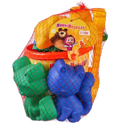 Набор игрушек для песочницы «Маша и Медведь»