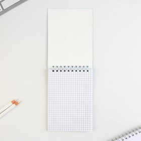 Блокнот А6, 40 л на гребне, мягкая обложка "Для крутых идей" (комплект 10 шт)