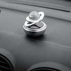 УЦЕНКА Аксессуар на панель, гравитационные кольца, вращается от солнца, серебро - Фото 2