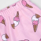 Пижама для девочки: футболка и шорты «Симпл-димпл», рост 146 см, цвет розовый - Фото 4