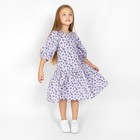 Платье для девочки, рост 104 см, цвет светло-сиреневый - фото 300712162