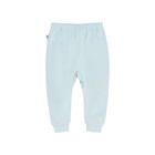 Ползунки детские с манжетами «Горошинка», рост 74 см, цвет голубой - фото 27797286