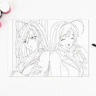 Раскраска акварелью «Мир Аниме», А4 - Фото 7