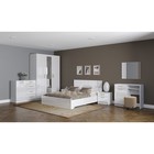 Кровать двуспальная «Клик Мебель. Лена - 2», 1200×2000 мм, цвет белая/белый глянец - Фото 3