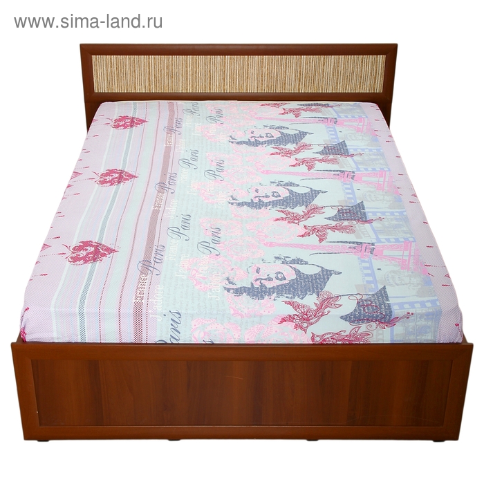 Простыня La Marka 1,5сп, 147х210см, цвет МИКС бязь - Фото 1