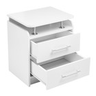 Тумба прикроватная «Клик Мебель. Милан», 600×500×410 мм, цвет белый бриллиант - Фото 3