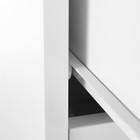 Тумба прикроватная «Клик Мебель. Милан», 600×500×410 мм, цвет белый бриллиант - Фото 5