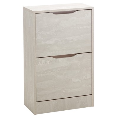 Обувница в прихожую «Клик Мебель», 500×240×810 мм, цвет камень/бетон