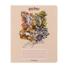 Тетрадь 24 листа в клетку "Гарри Поттер", обложка мелованный картон, блок офсет 65, 5 видов МИКС - Фото 2
